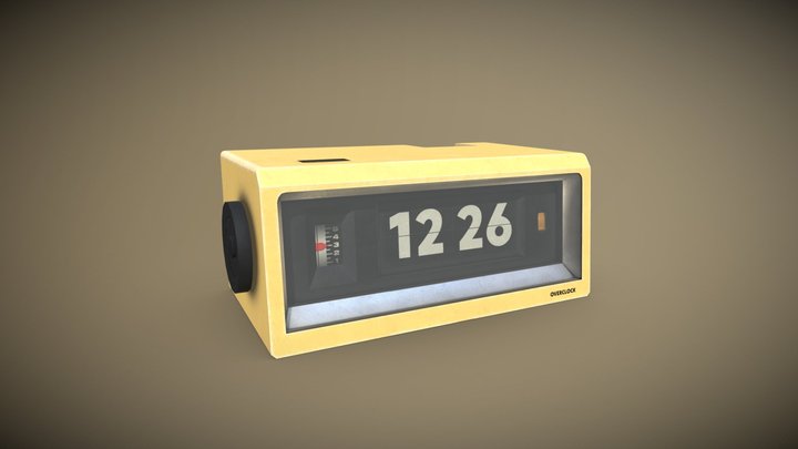 Desktop clock 17 of 20 3D Model