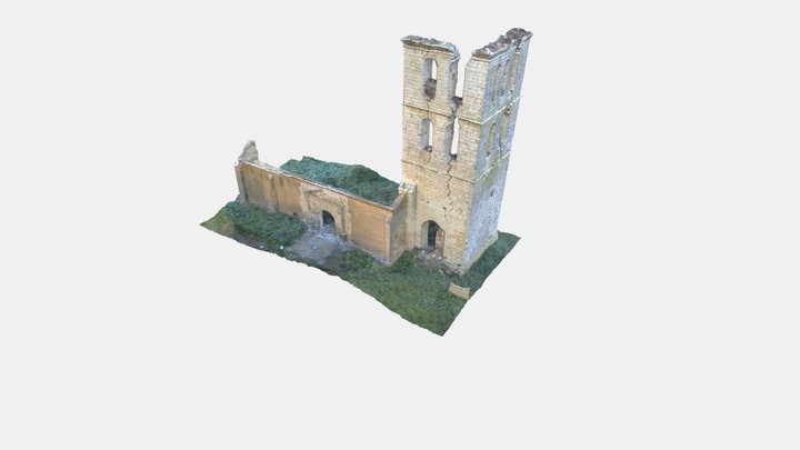 Iglesia de S. Juan Bautista en Tamariz de Campos 3D Model