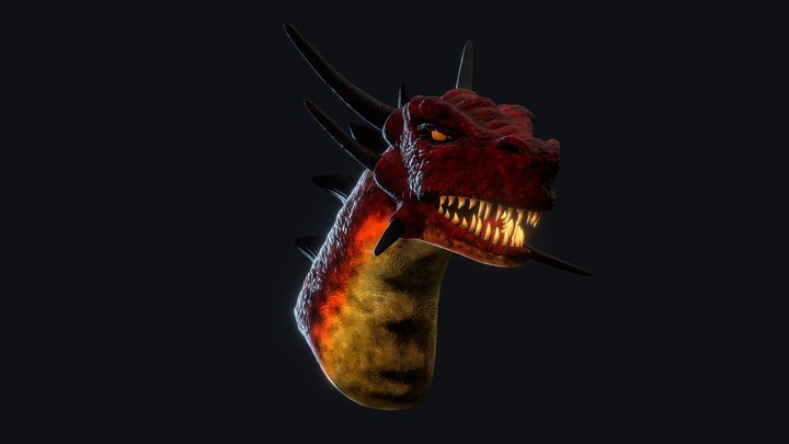Red Dragon Study01 3D Model