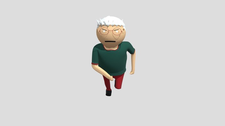 Gulli slow Run Or run forward 3D Model