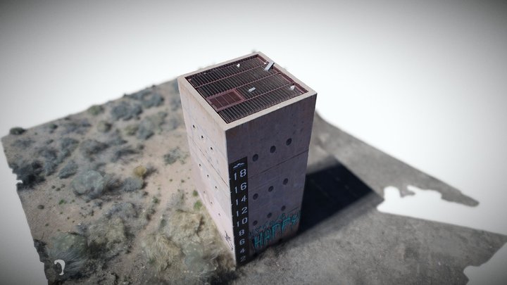 north domingo baca park overflow tower 3D Model