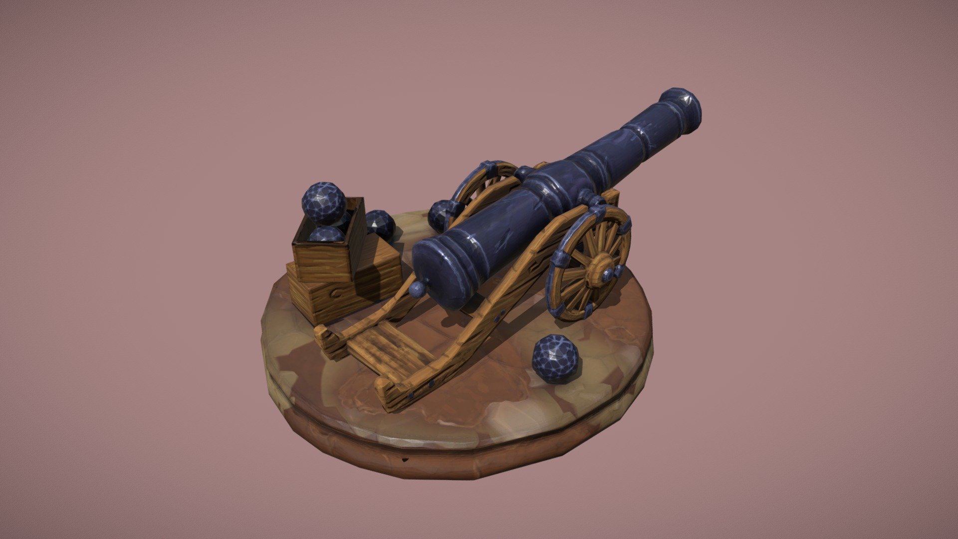 [Student Work] Napoleonic cannon - 3D model by Mat_Evan [409d3ad ...