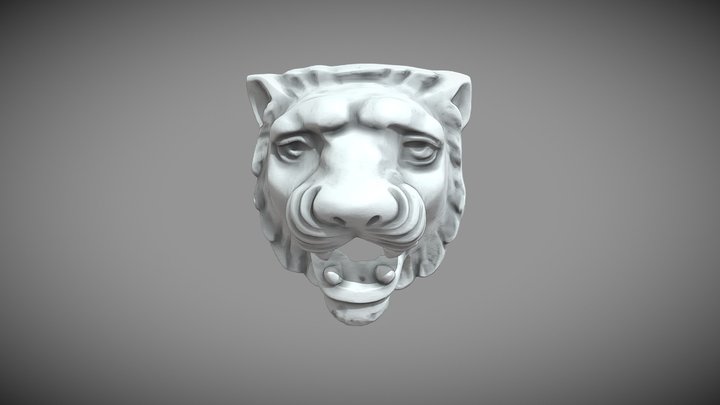 Lavlja glava / Lion Head 3D Model