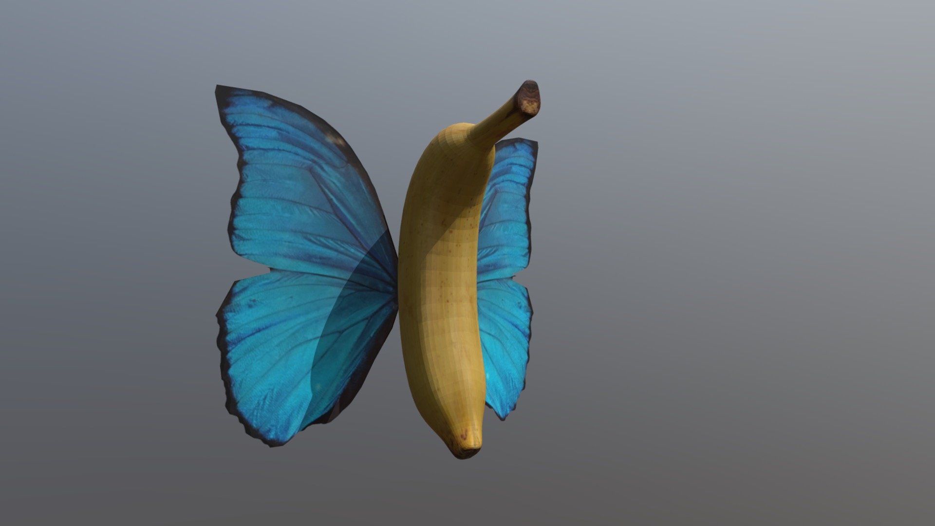 Banana Fly Animation