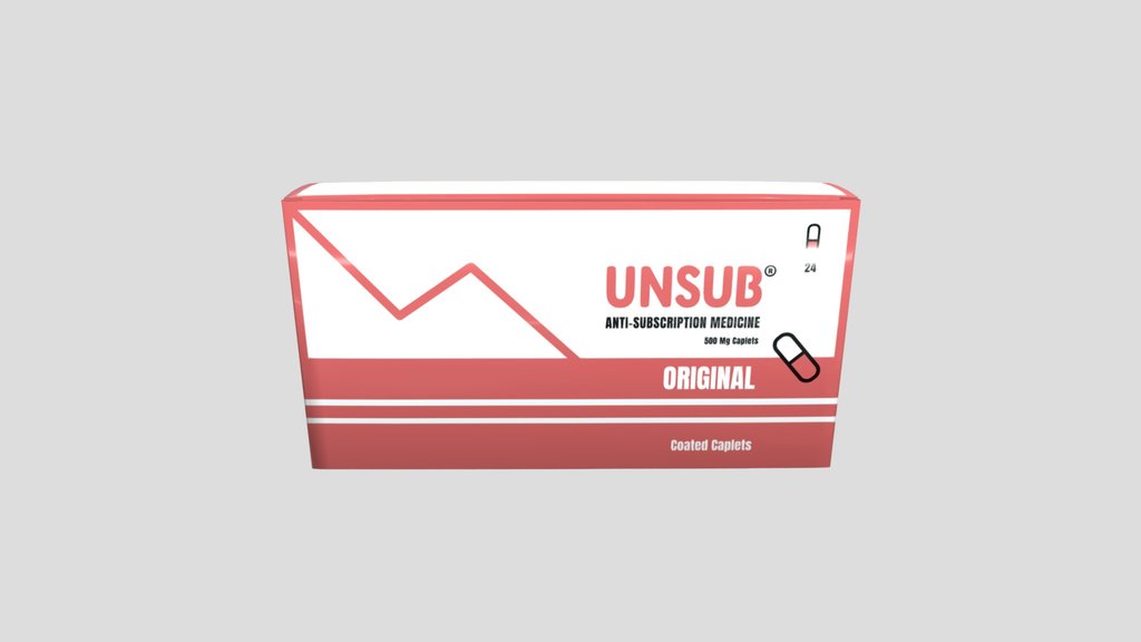 UNSUB® Original - Anti-Subscription Medicine