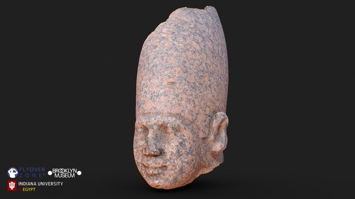 3D rendering of A King (head)
