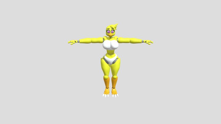 Chica Blender 3D Model