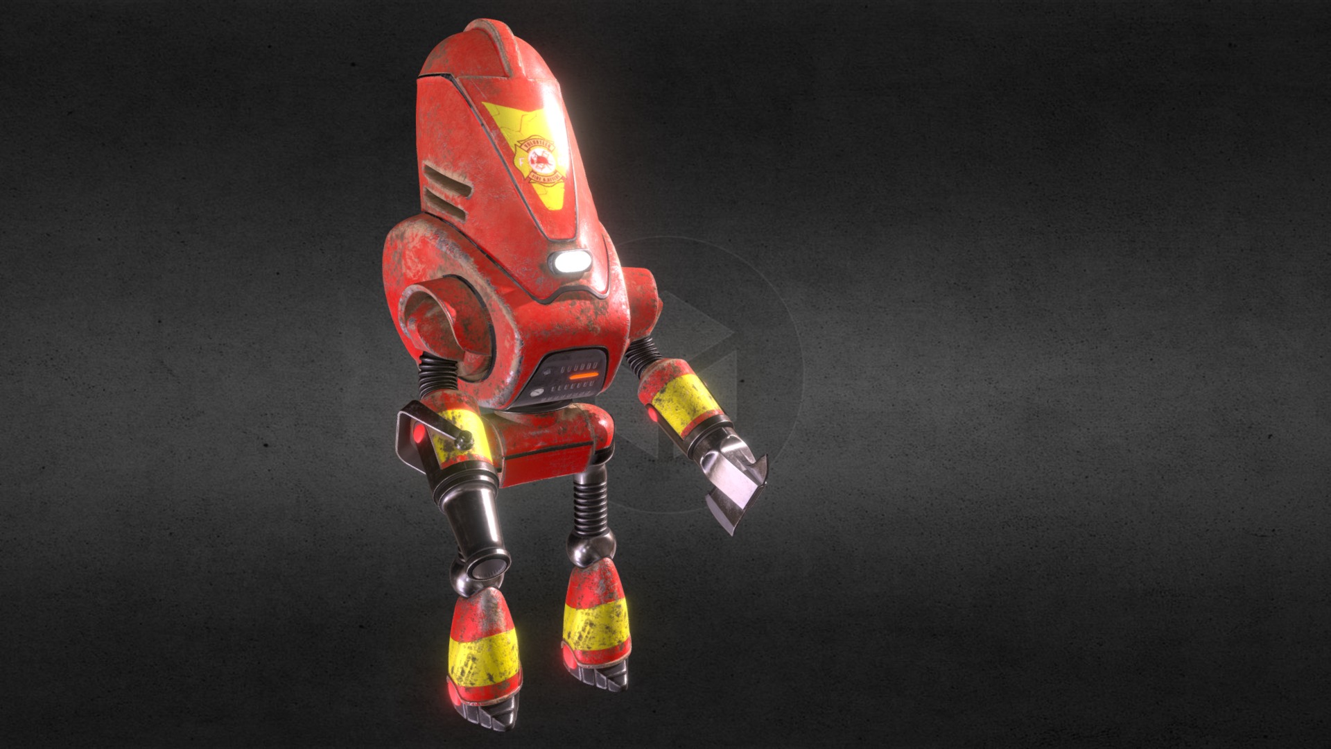 Protectron Firefighter old - 3D model by FAISAL AIYACH (@Faisalaiyach ...
