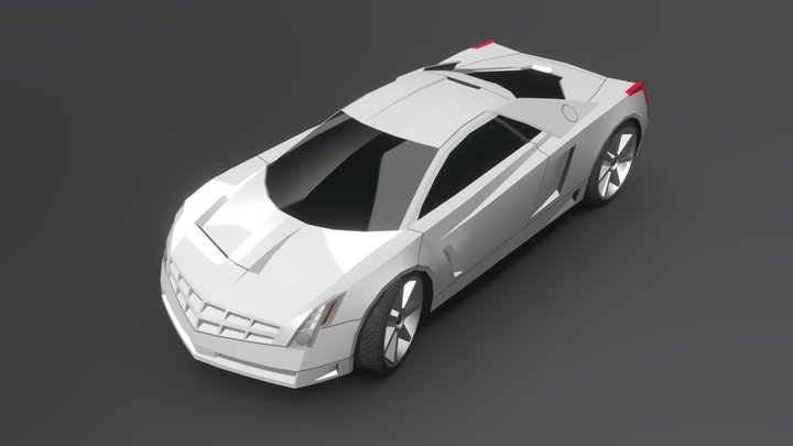 Cadillac Cien (Low-Poly) 3D Model