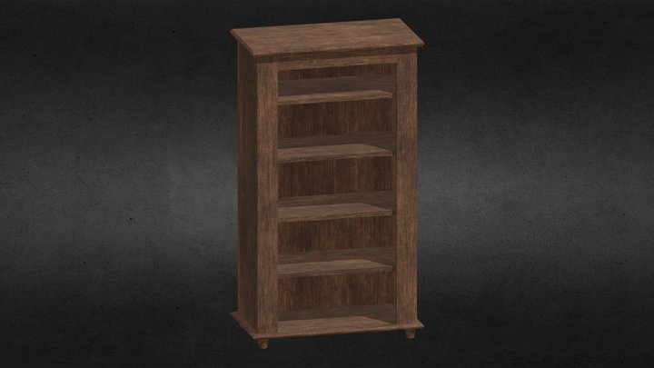 Simple old cabinet 3D Model