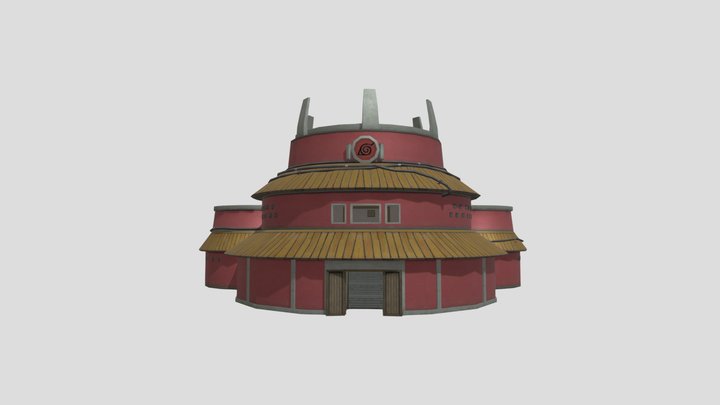 Naruto Town House 1 3D Model
