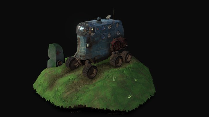 Transport and survival vehicle 3D Model