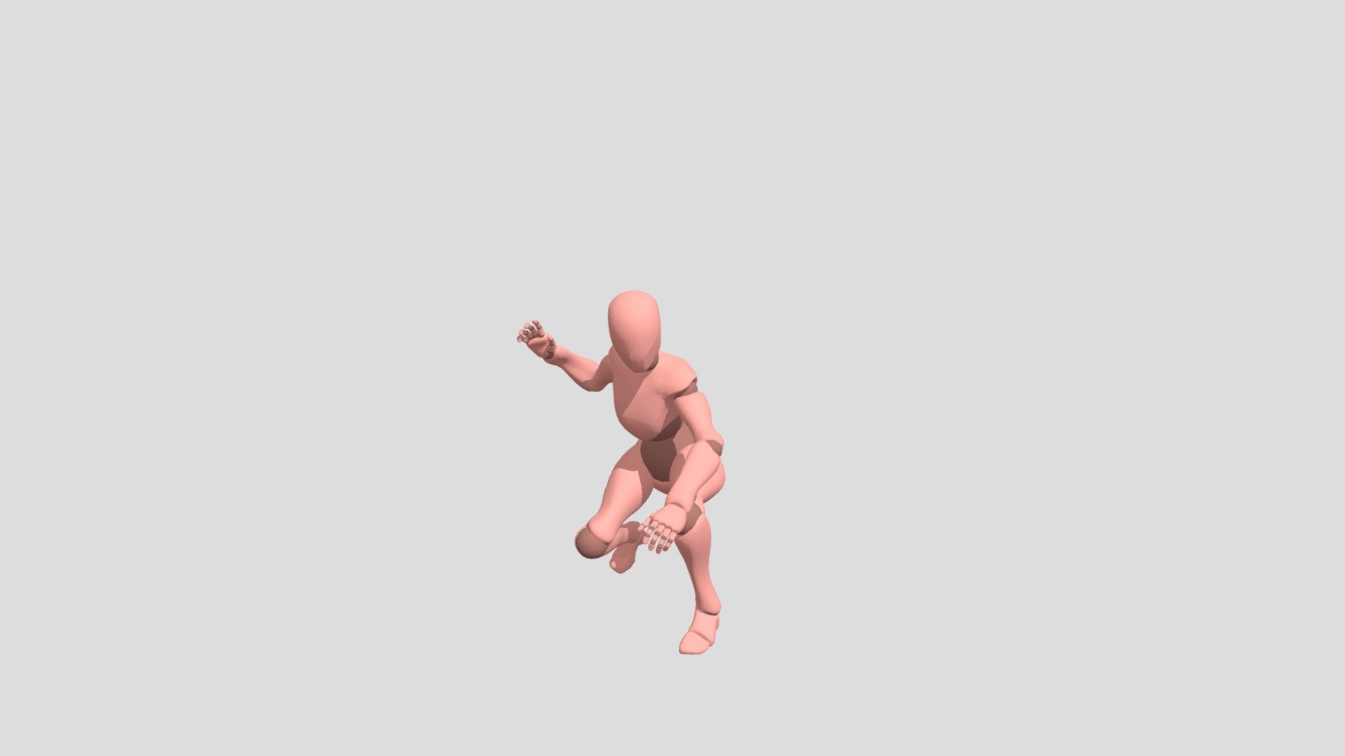 Crouch Turn Left 90 - 3D model by Shonrimen [40a7cf5] - Sketchfab