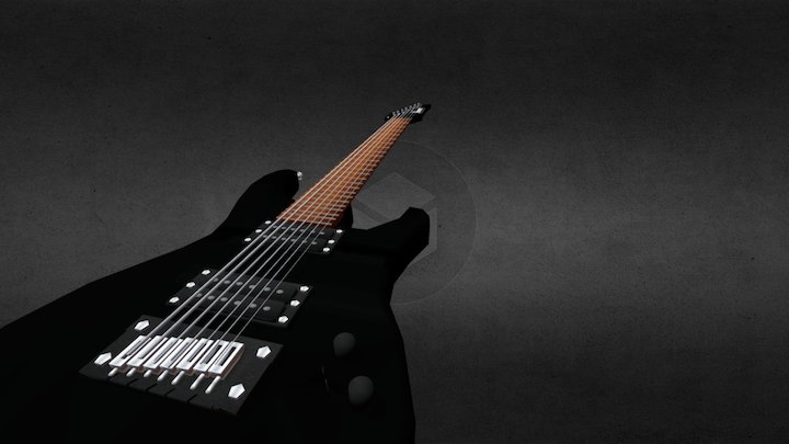Ibanez 7 string 3D Model