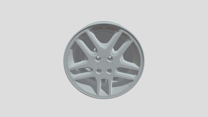 Opel alloy wheel 3D Model