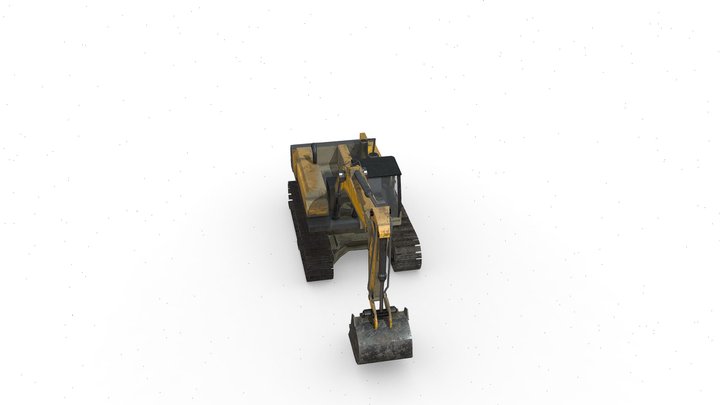 Excavator_cat 3D Model
