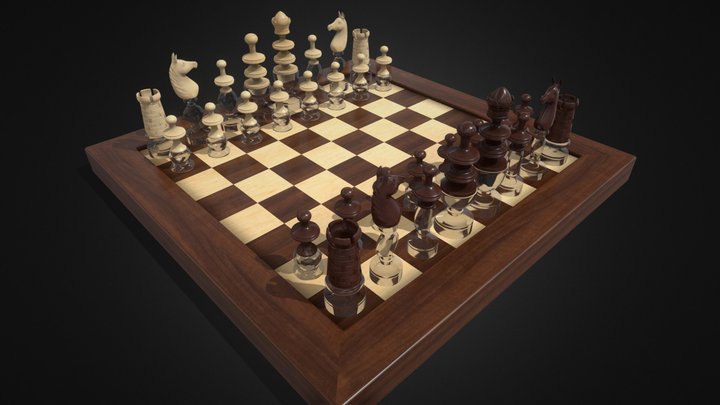 Chess_board 3D Model