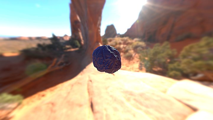 9466F Brain 3D Model