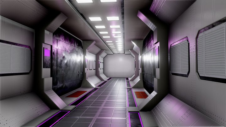 Sci-Fi Train – Modello 3D gratuito STL