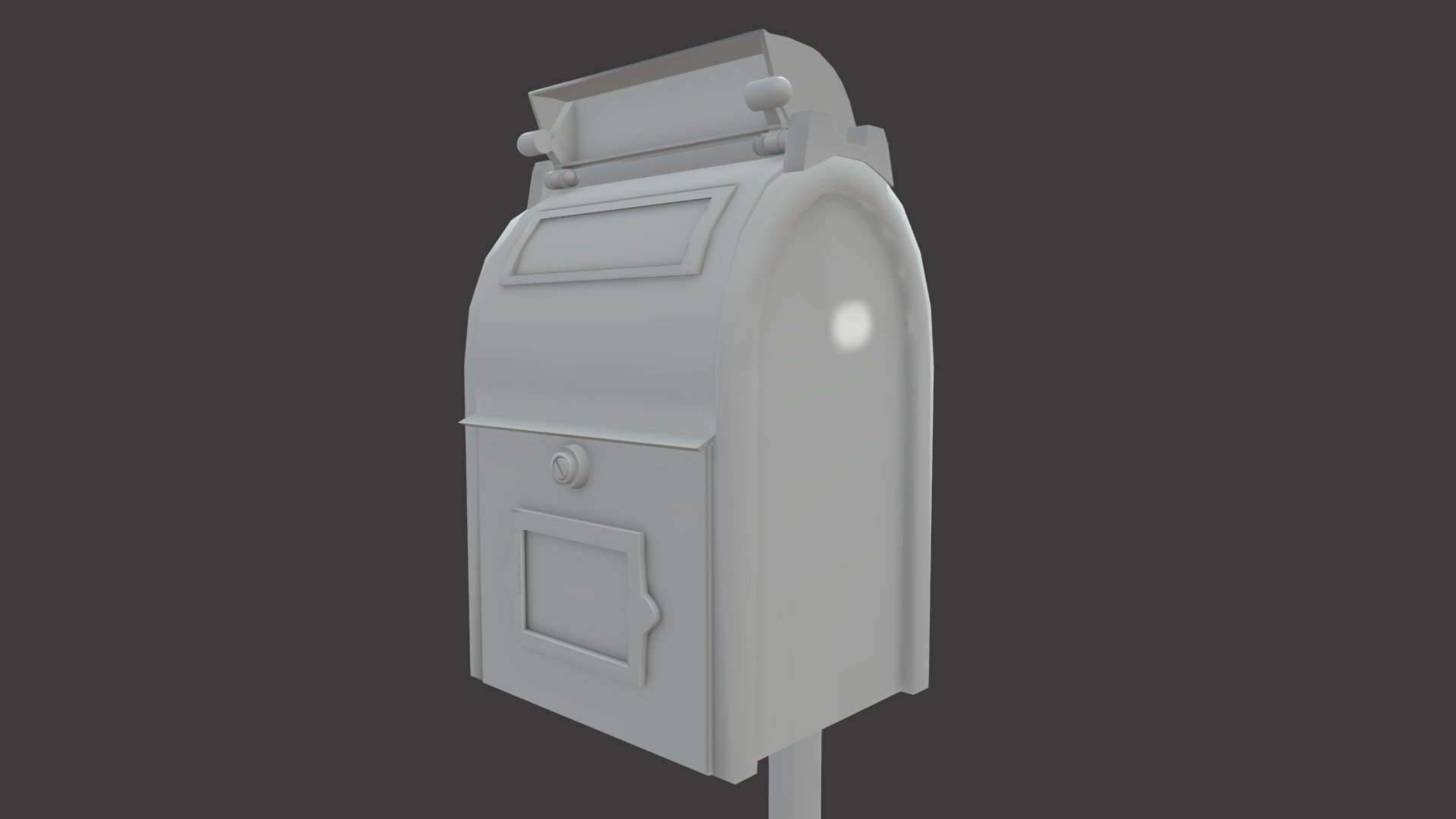 Vintage Letter Box Game Res Download Free 3D model by karen.puetz