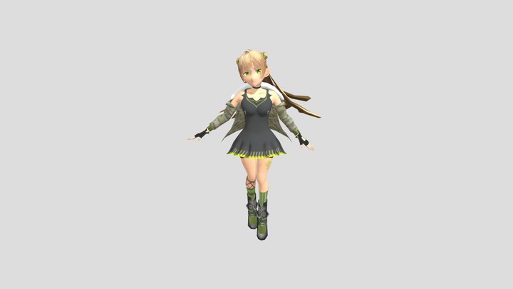 A Not so accurate model of ya resident EGirl RFB 3D Model