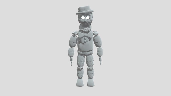 LOW POLY UNWITHERED LOCKJAW 3D Model