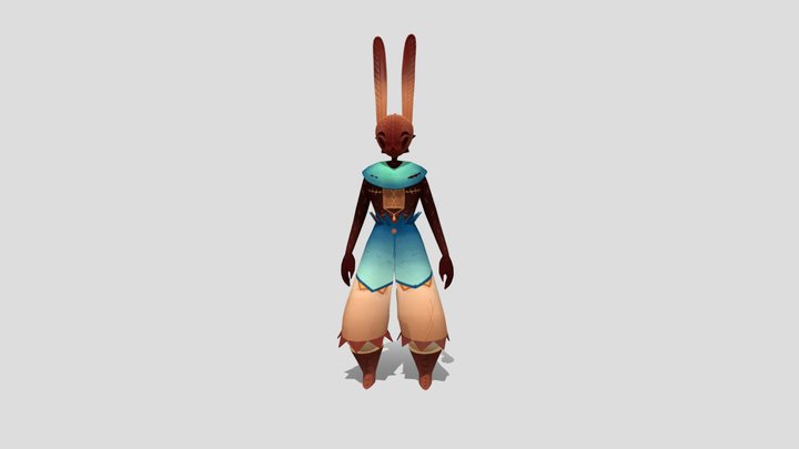 rabbit idle 3D Model