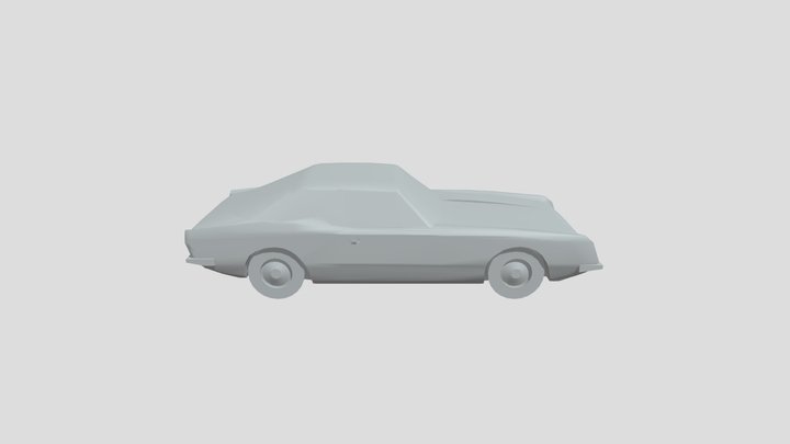Studebaker Avanti 1963 lowpoly for 3D-printing