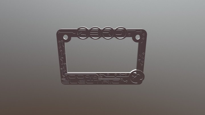 Zero Plate Frame CIRCUITsized 3D Model