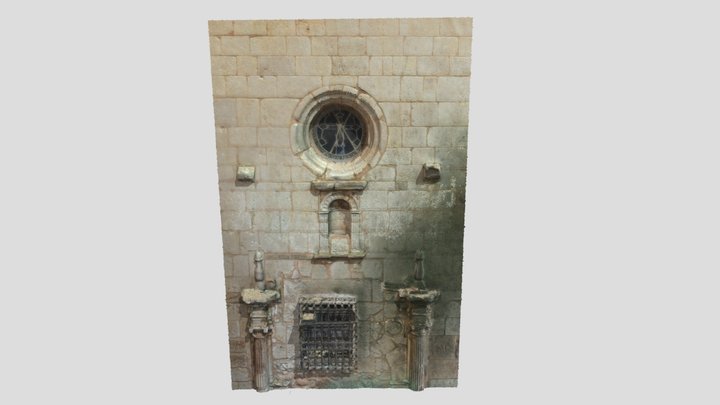 Lateral Iglesia Parroquial de San Andrés 3D Model