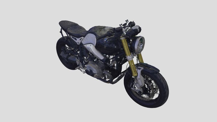 Sample BMW R Nine T 3D Model