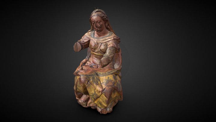 Virgen Nuestra Señora "Vulnerata" 3D Model