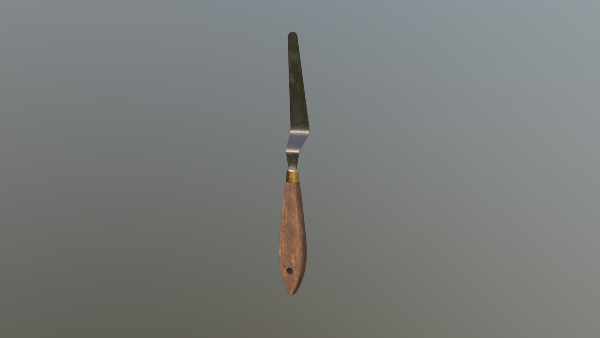 3D model Spatula - This is a 3D model of the Spatula. The 3D model is about a knife with a handle.
