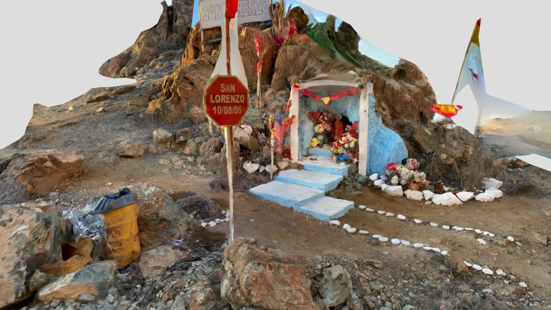 Santuario San Lorenzo, ruta B-710 — Sketchfab embed 3D viewer