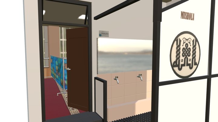 Mushola Desain 3D Model