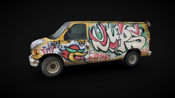 A van in brooklyn 3D Model