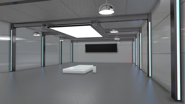 Car-Showroom 1 3D Model
