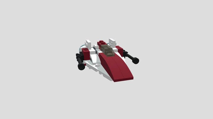 Lego A-Wing Starfighter 30272 3D Model