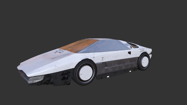 Batou Car concept 3D Model