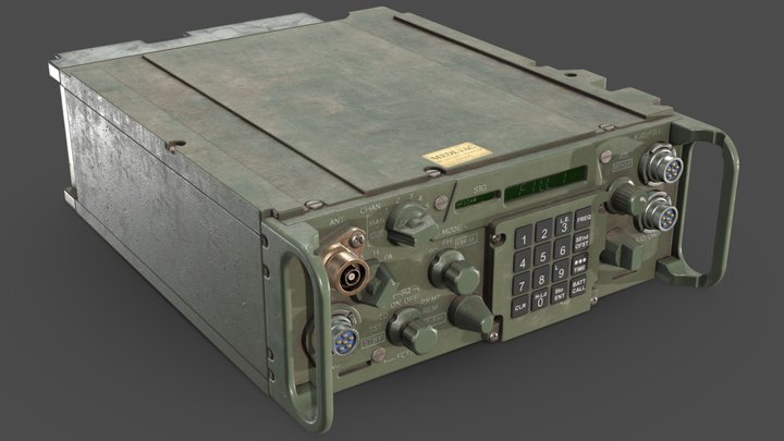 Radio 3D Model