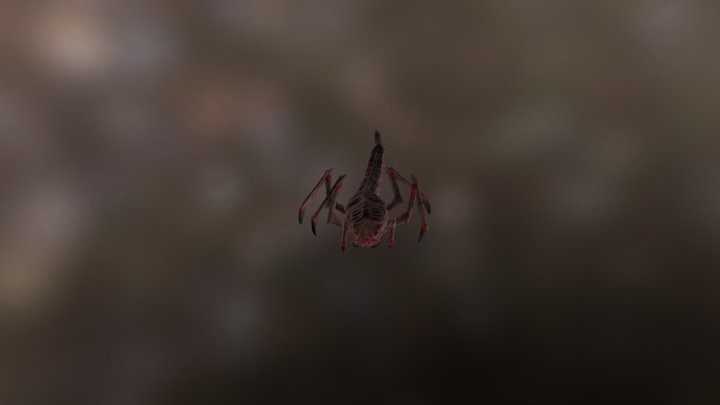 Alien Creature Mesh 3D Model