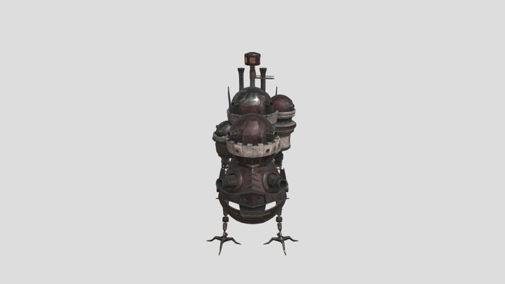 Howls-moving-castle(1) 3D Model