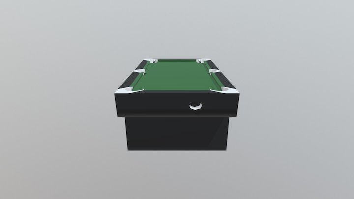Pool Table 3D Model