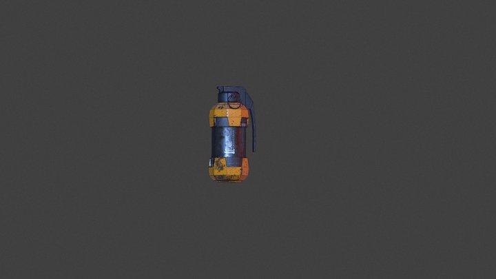 Grenade Smoke 3D Model