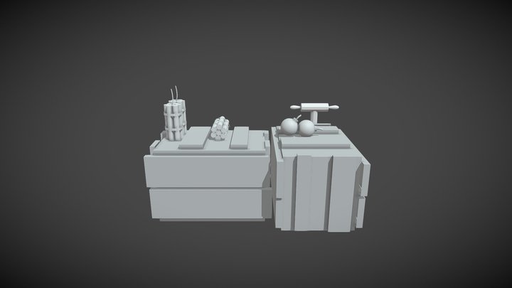 stack_of_explosives_ 3D Model