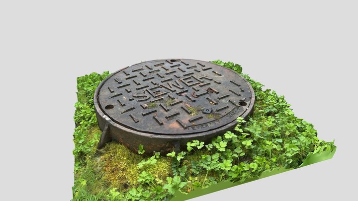 Sewer Cover - Park 3D Model