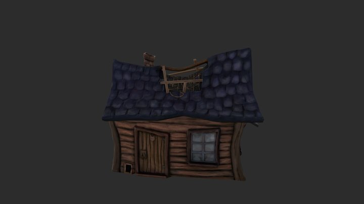 Tattered cottage 3D Model