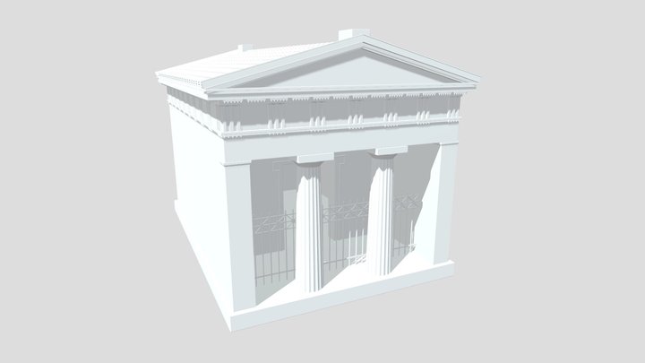 Athenian Treasury At Delphi 3D Model