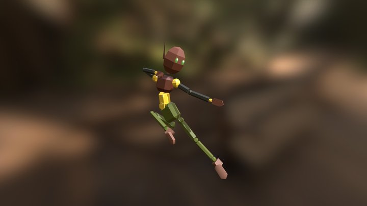 Wren 3D Model