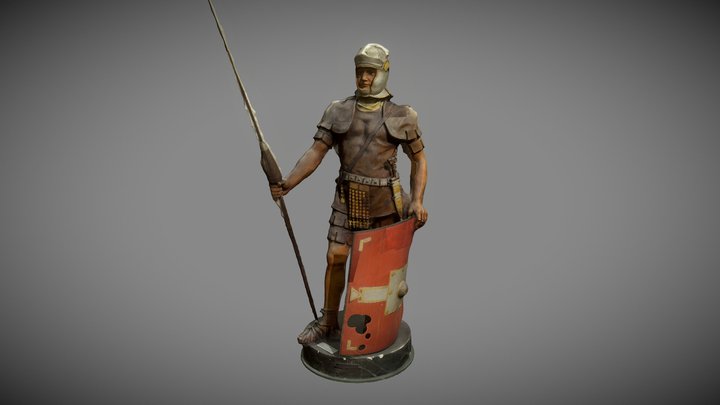 Roman legionnaire – Gratis 3D-model STL